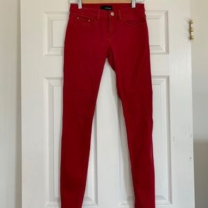 The Kooples Skin Skinny Red Jeans - Size 26